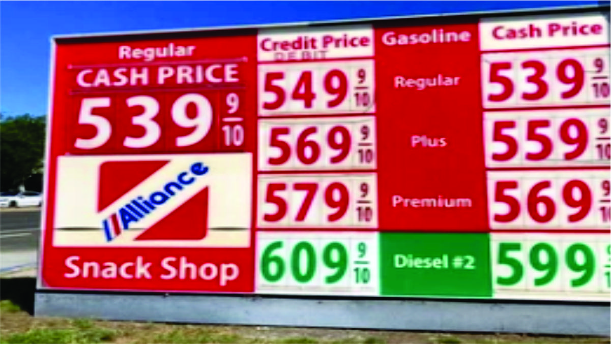 National average price of gas tops 5 per gallon The Platte County
