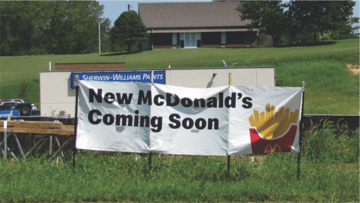 New McDonald's going in at Green Hills & Barry Road